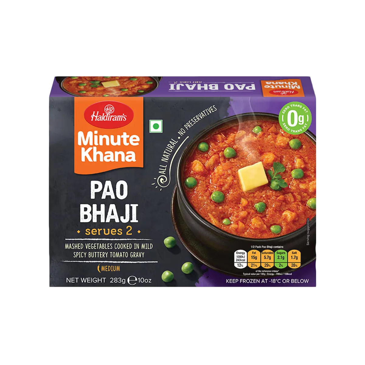 HALDIRAM'S PAO BHAJI - 283gm