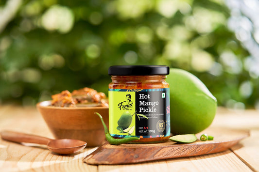 Ferns Hot Mango Pickle - 190g