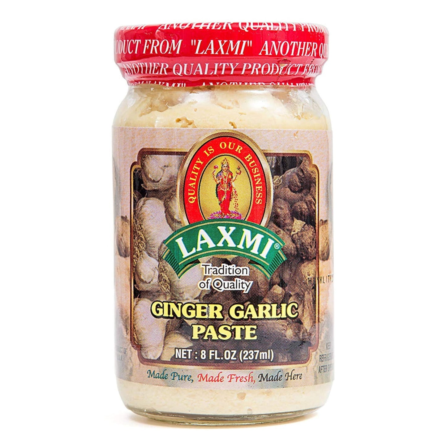 Laxmi Ginger Garlic Paste - 9 oz