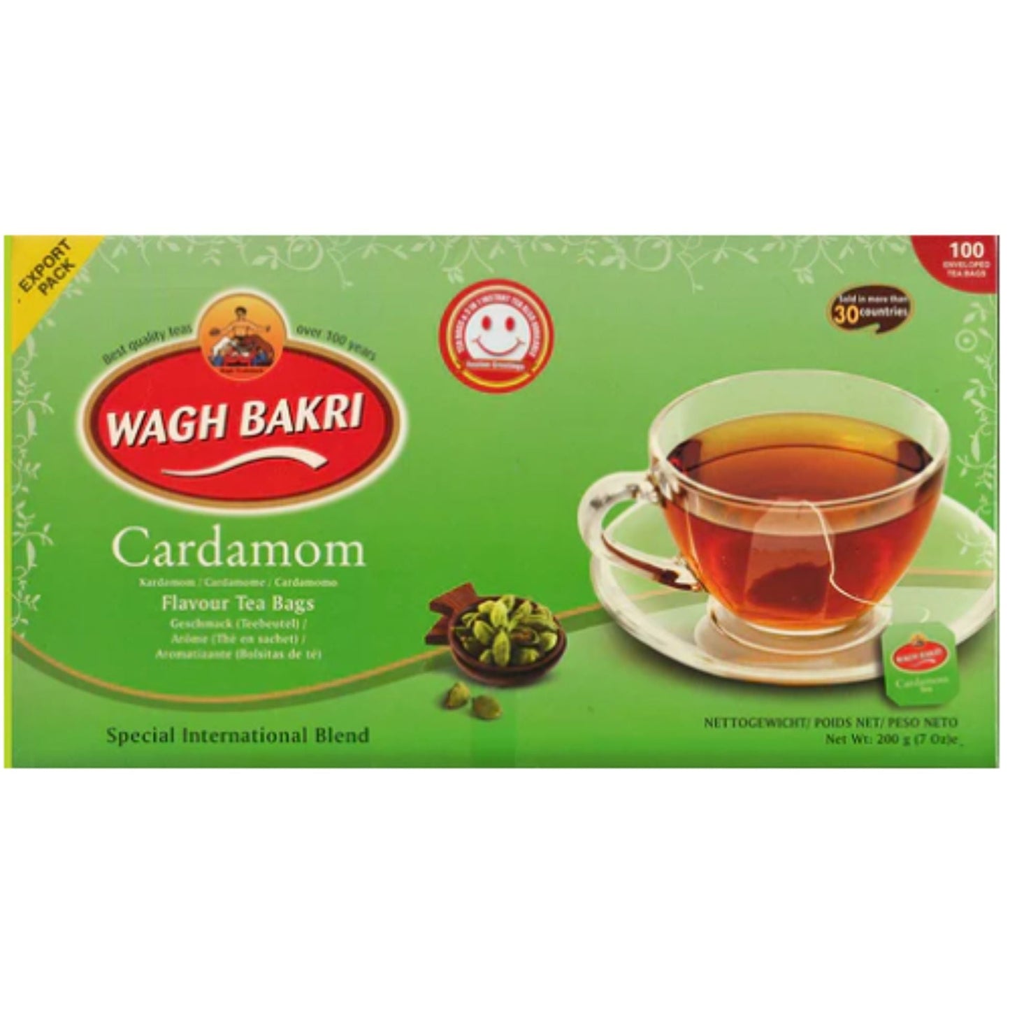 Wagh Bakri Cardamom Bags - 200g