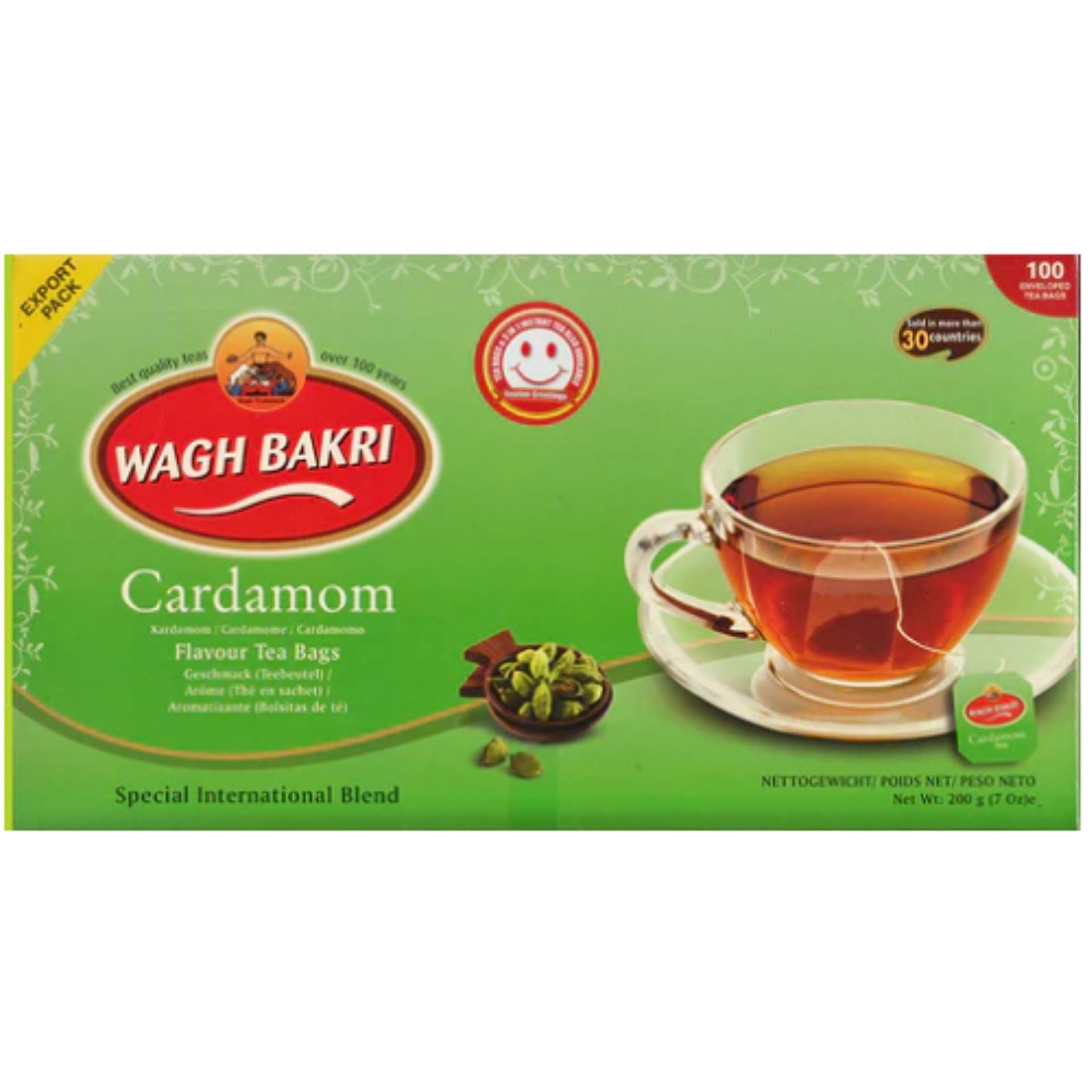 Wagh Bakri Cardamom Bags - 200g