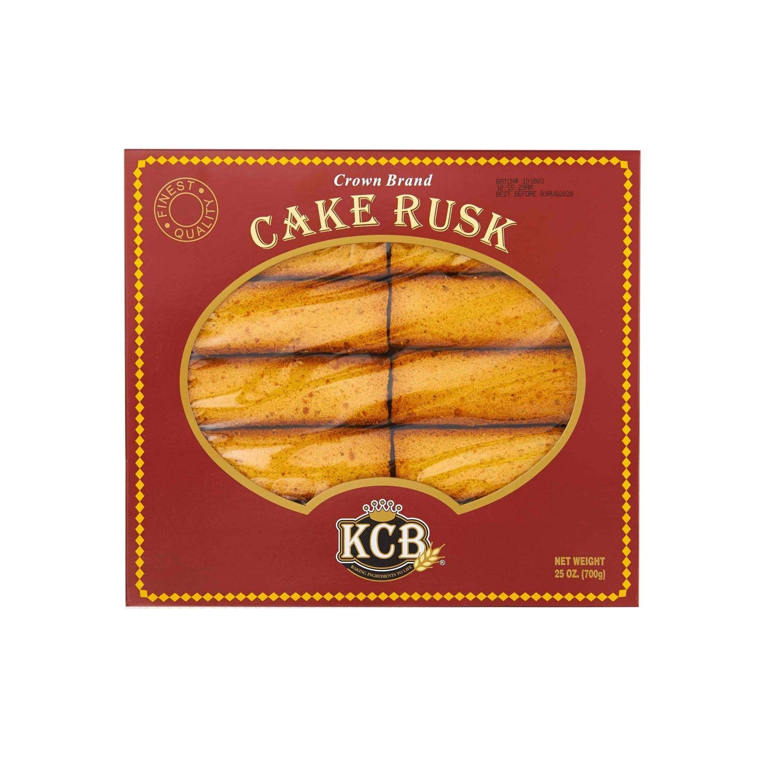 Kcb Cake Rusk - 700gm