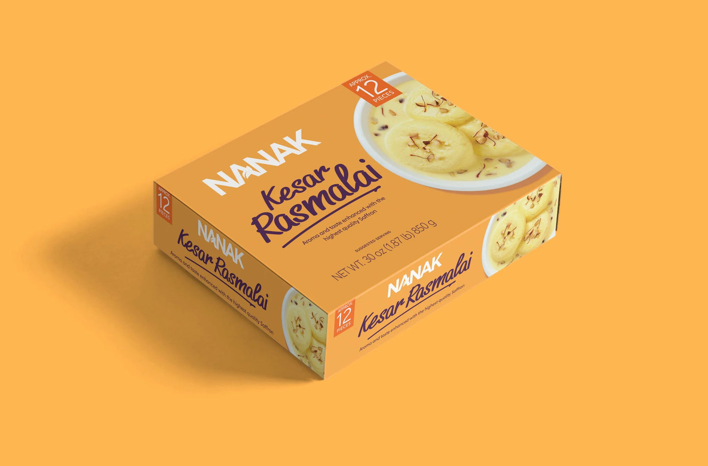 Nanak Kesar Rasmalai - 1kg