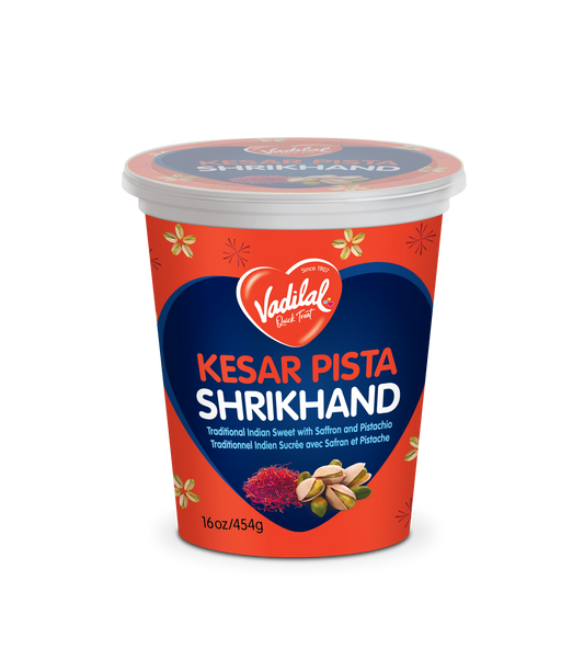VADILAL KESAR PISTA SHRIKHAND - 16 OZ