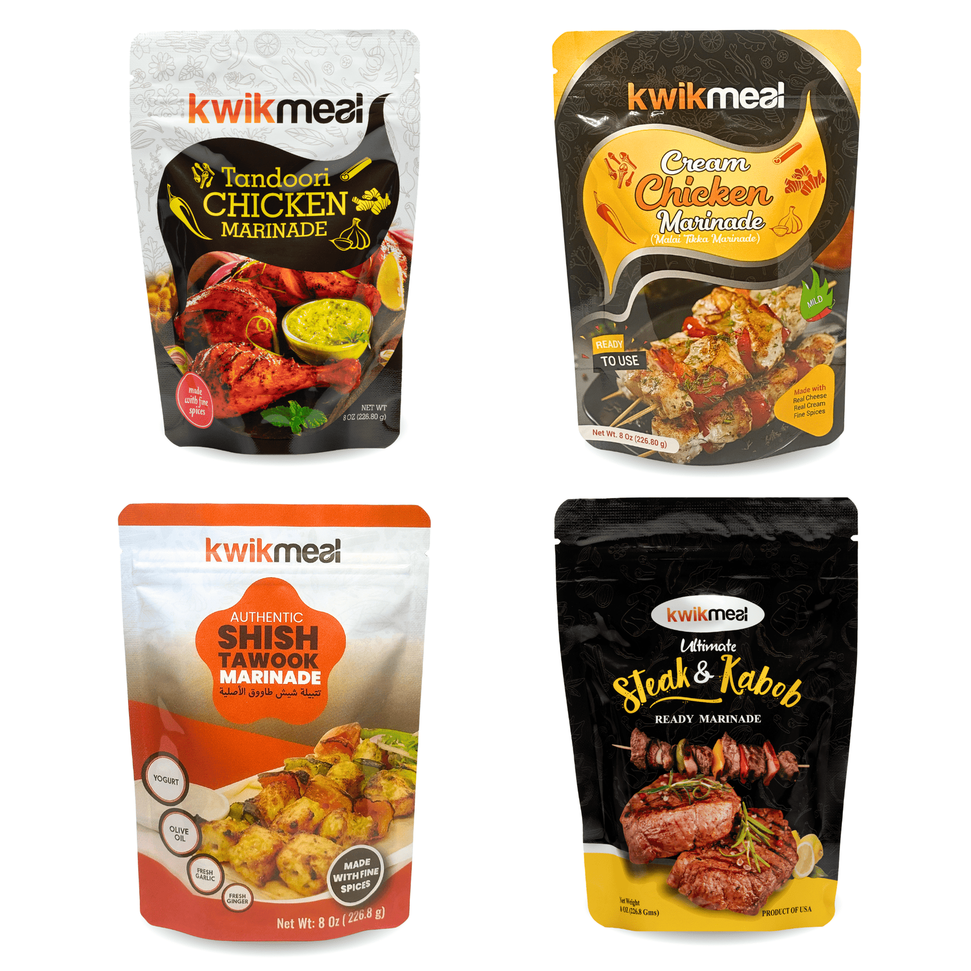 KWIKMEAL TANDOORI CHICKEN - 8 OZ