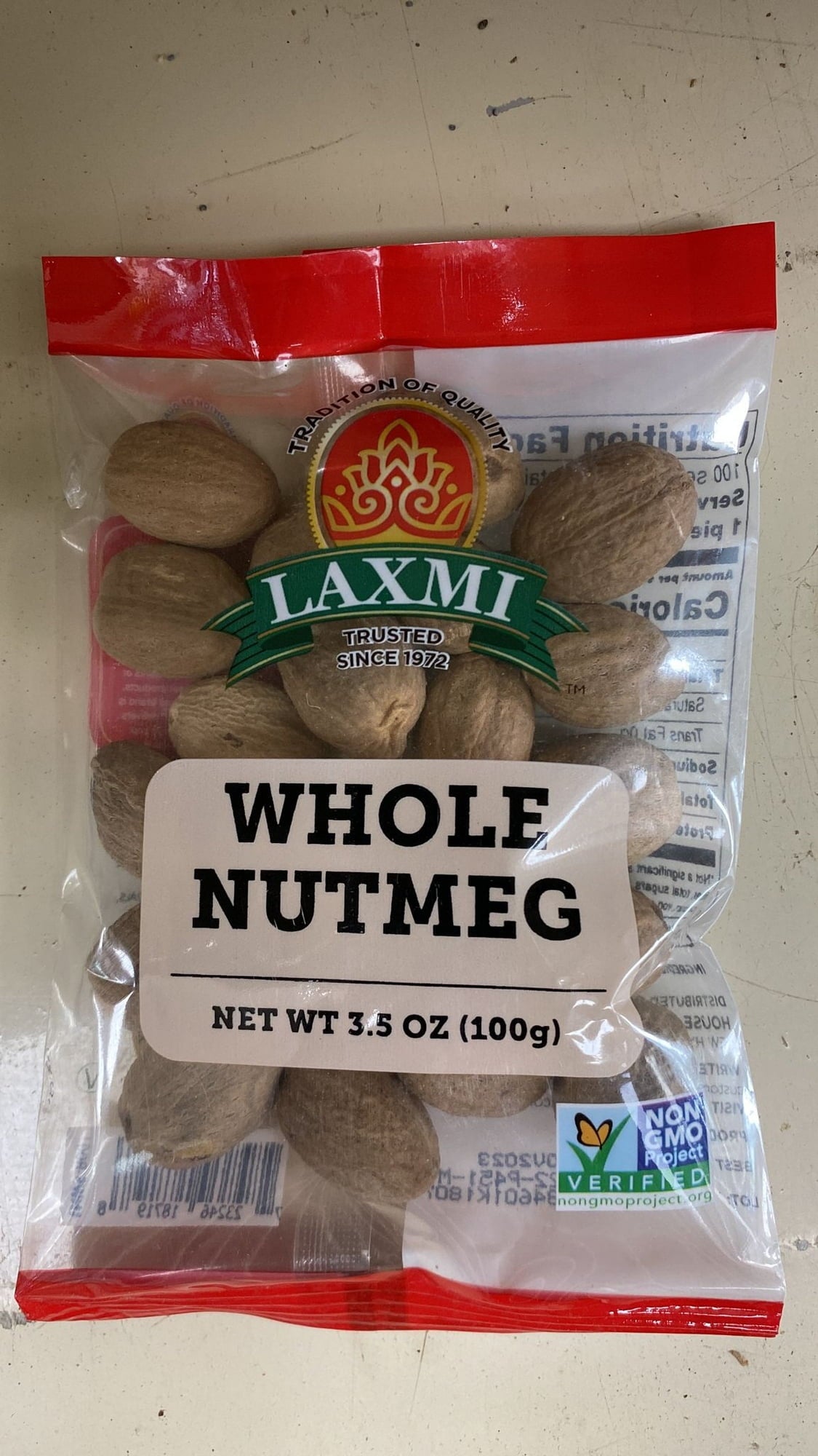 Laxmi Nutmeg Whole - 100GM