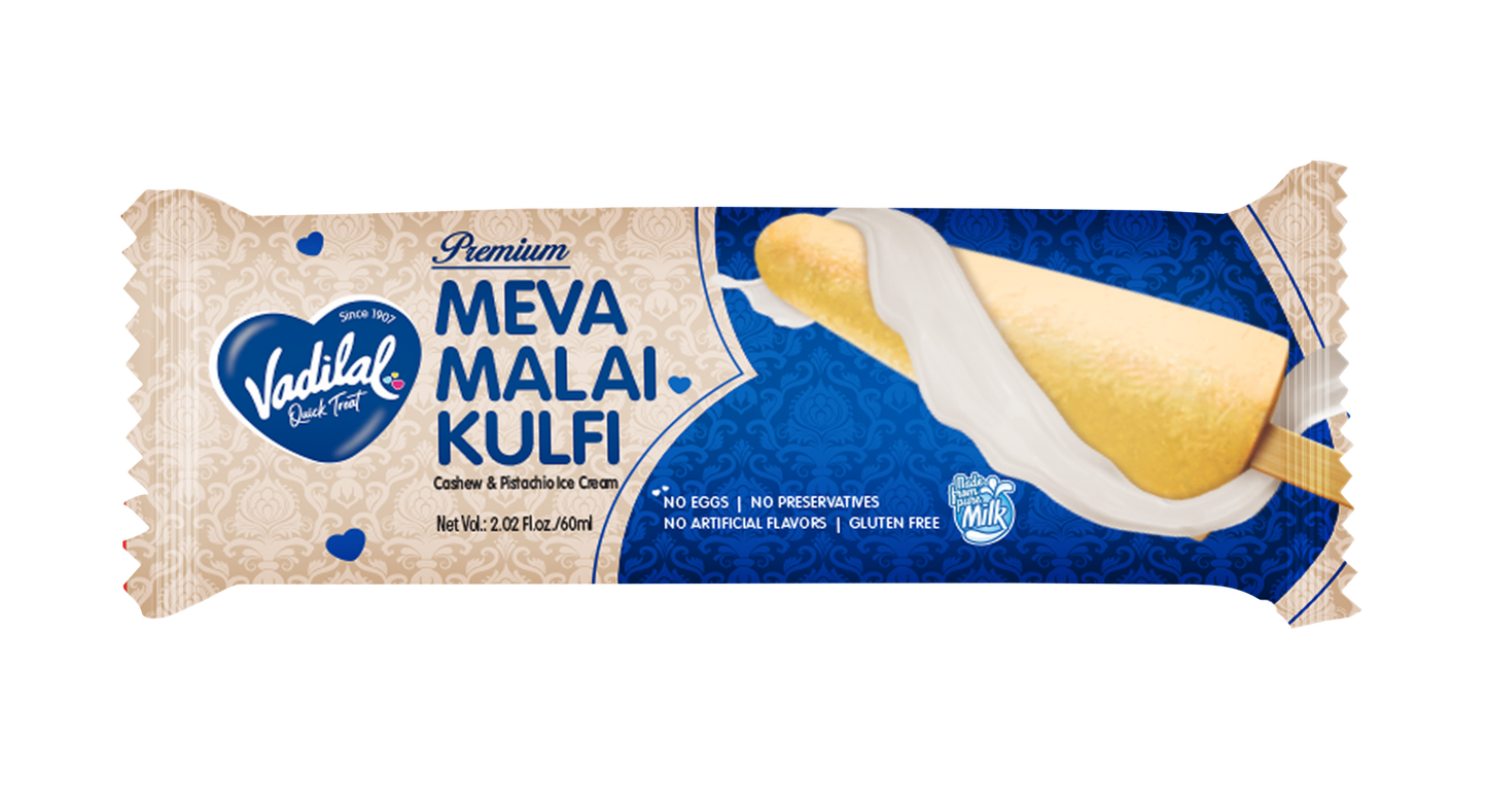 Vadilal Meva Malai Kulfi - 60 ml