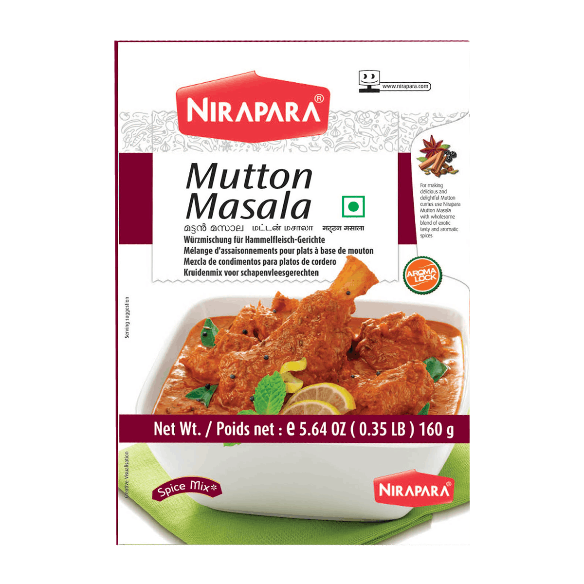 Nirapara Mutton Masala - 160G