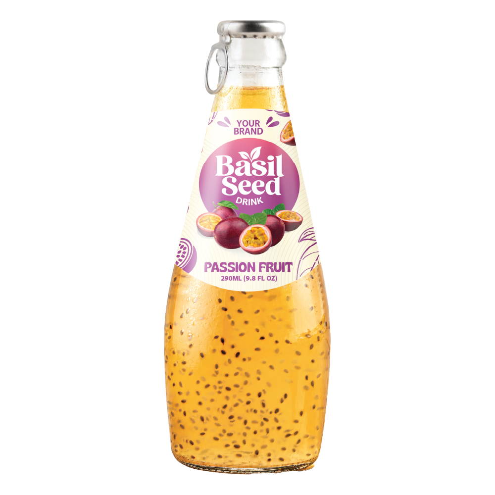 A.D Passion Fruit Basil Seed Drink - 290ml