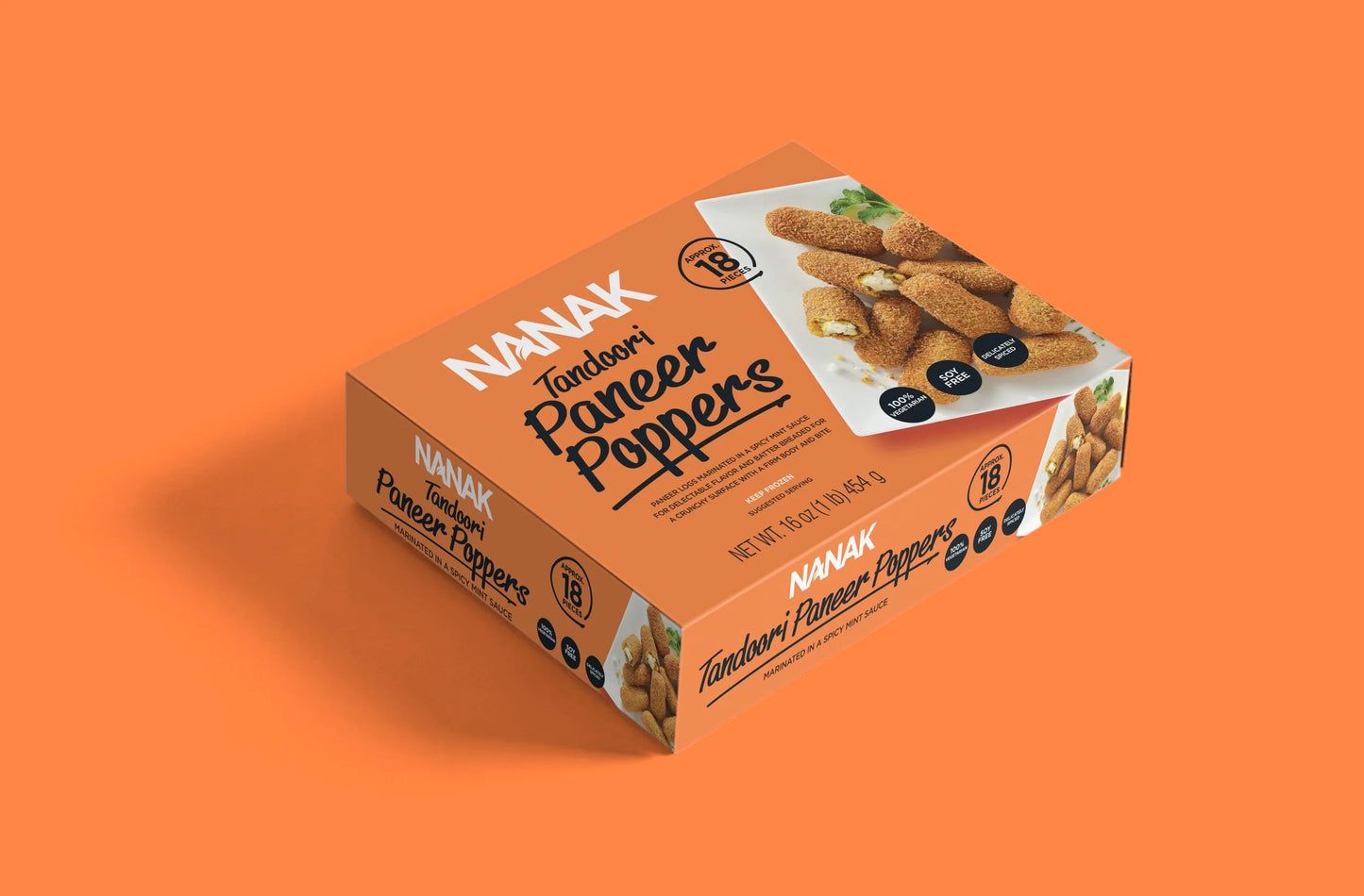 NANAK TANDOORI PANEER POPPERS - 454gm