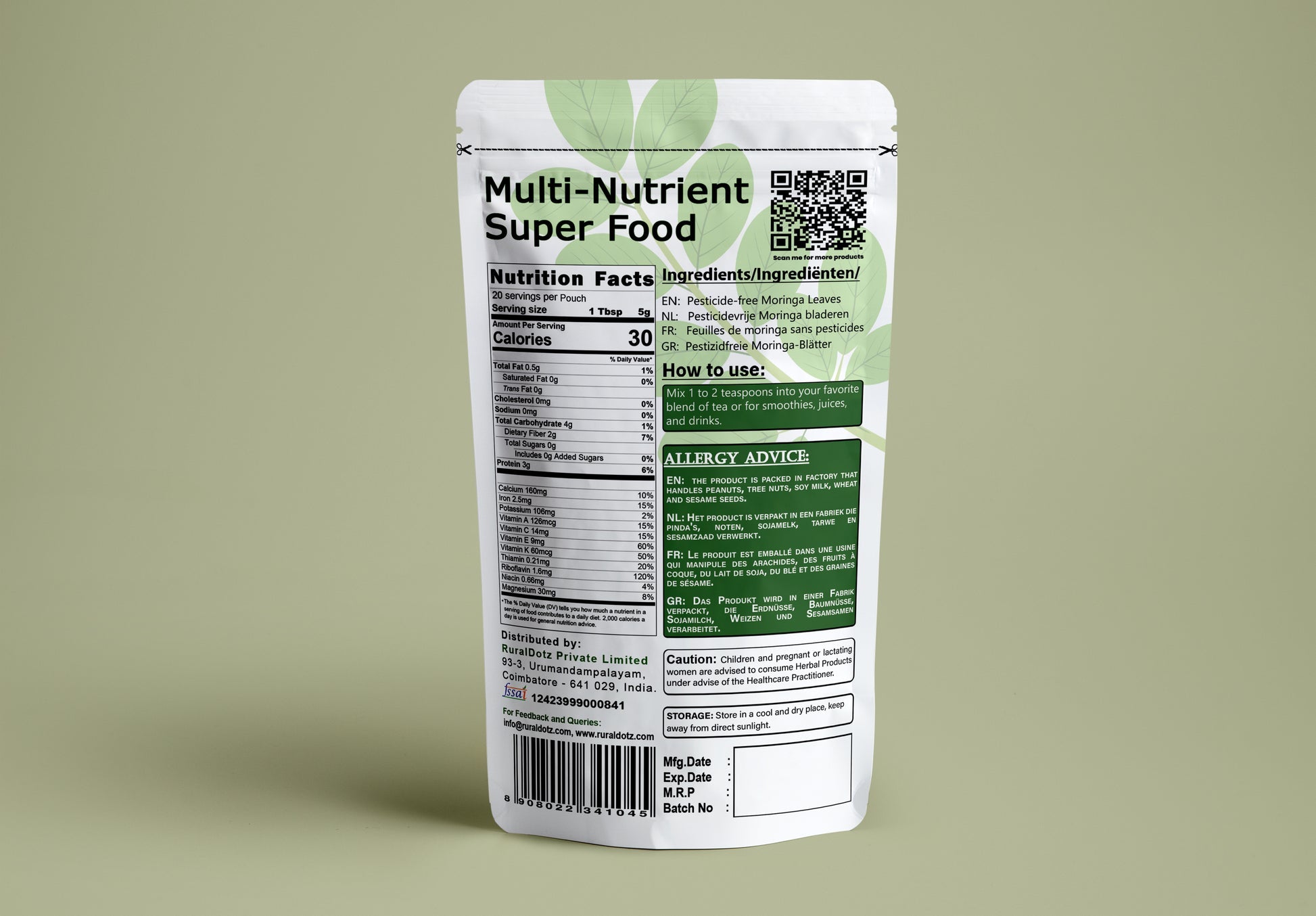 VS MORINGA POWDER - 100G