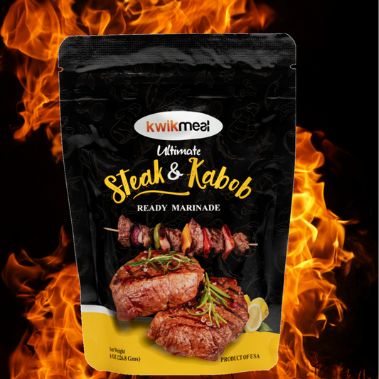Kwikmeal Steak & Kabob - 8 OZ