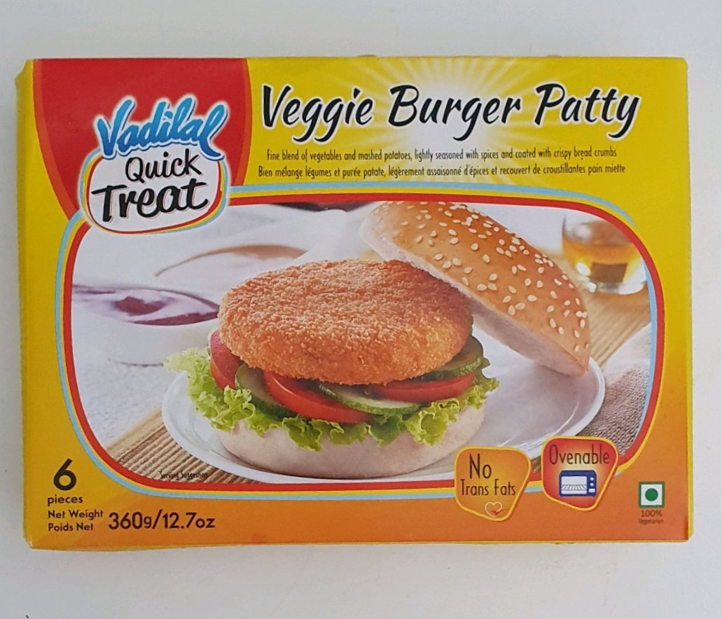 Vadilal Veg Burger - 360g