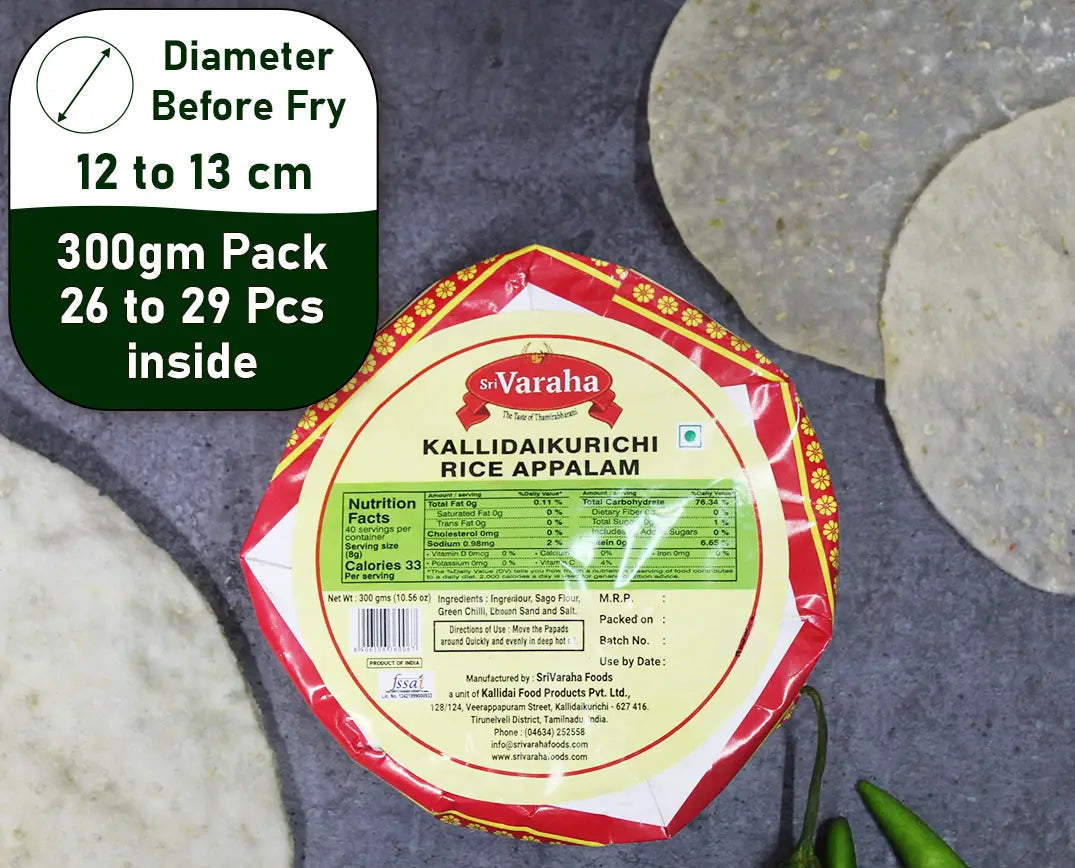 Varaha Rice Papad - 200g