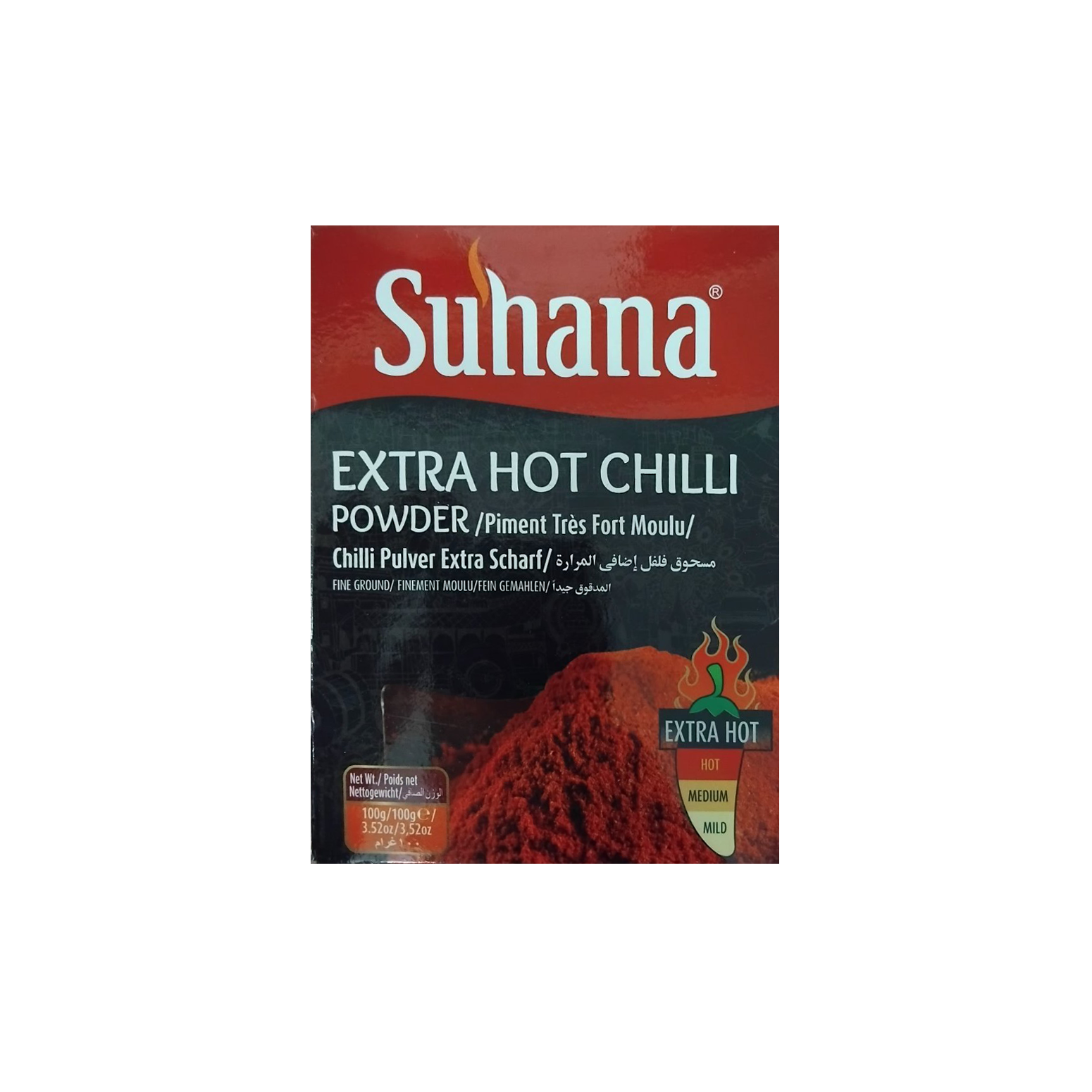 Suhana Extra Hot Chilli - 100 G