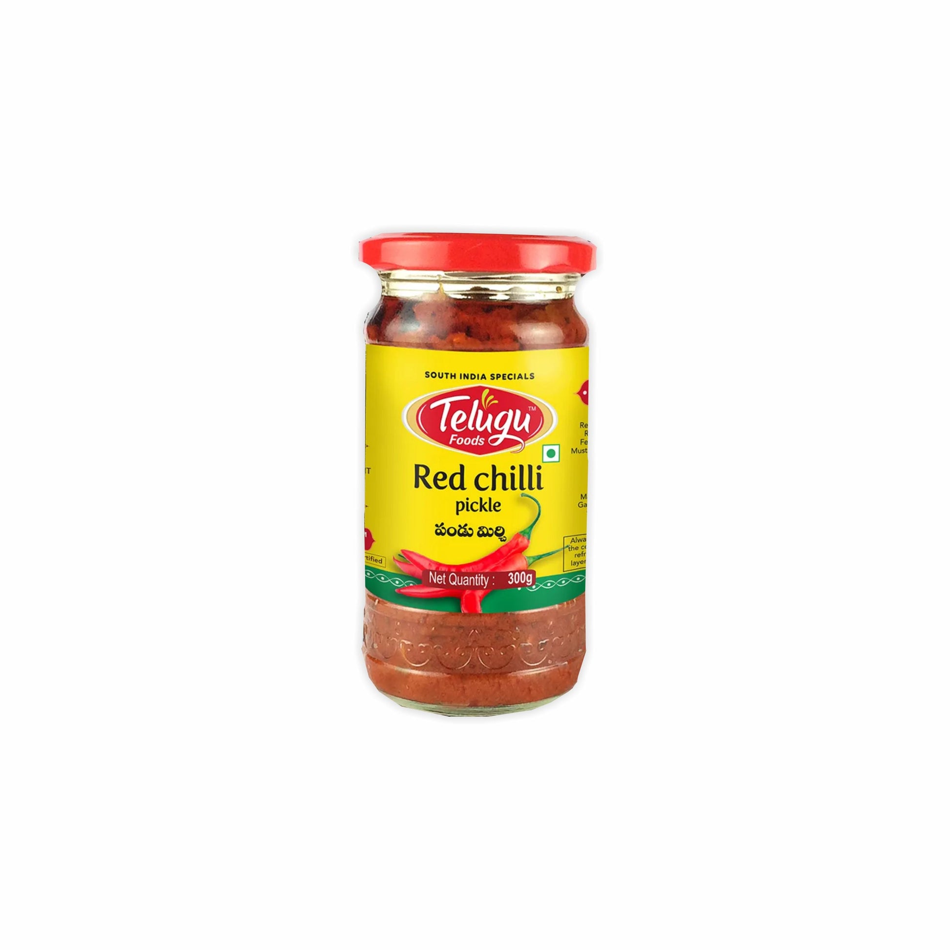 TELUGU RED CHILLI PICKLE - 300g