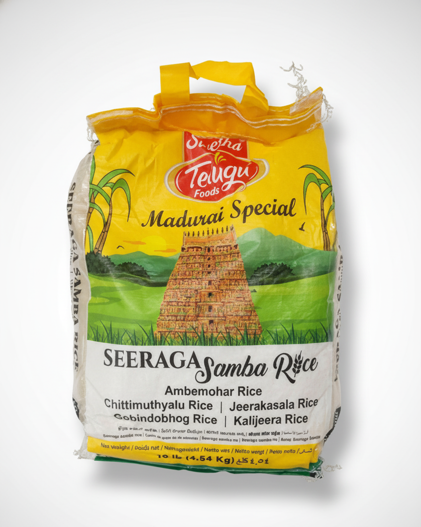 Telugu Seeraga Samba Rice - 10lb