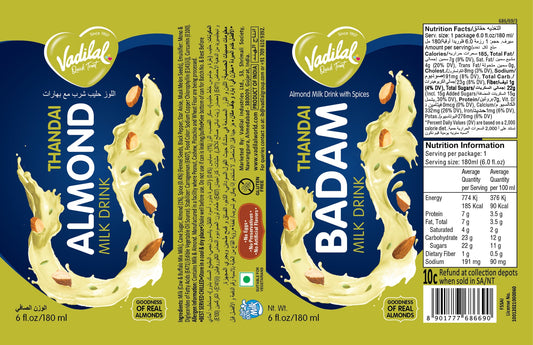 VADILAL THANDAI 6oz - 180gm