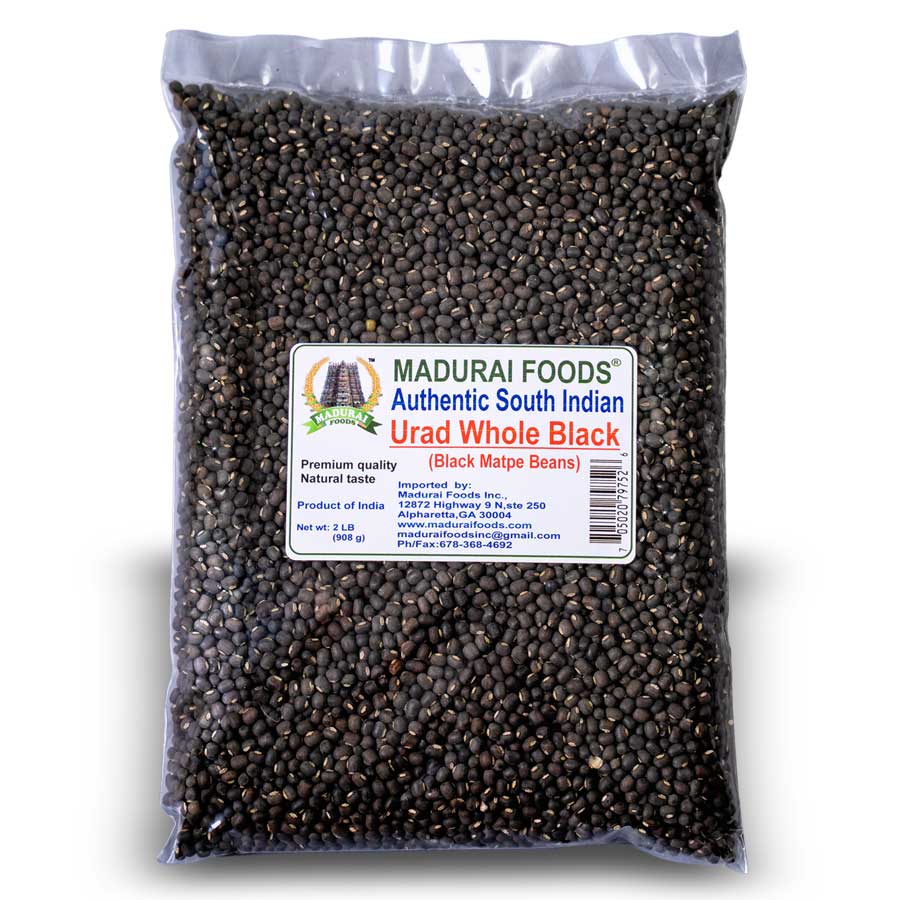 Tdh Urad Whole Black - 2 LB