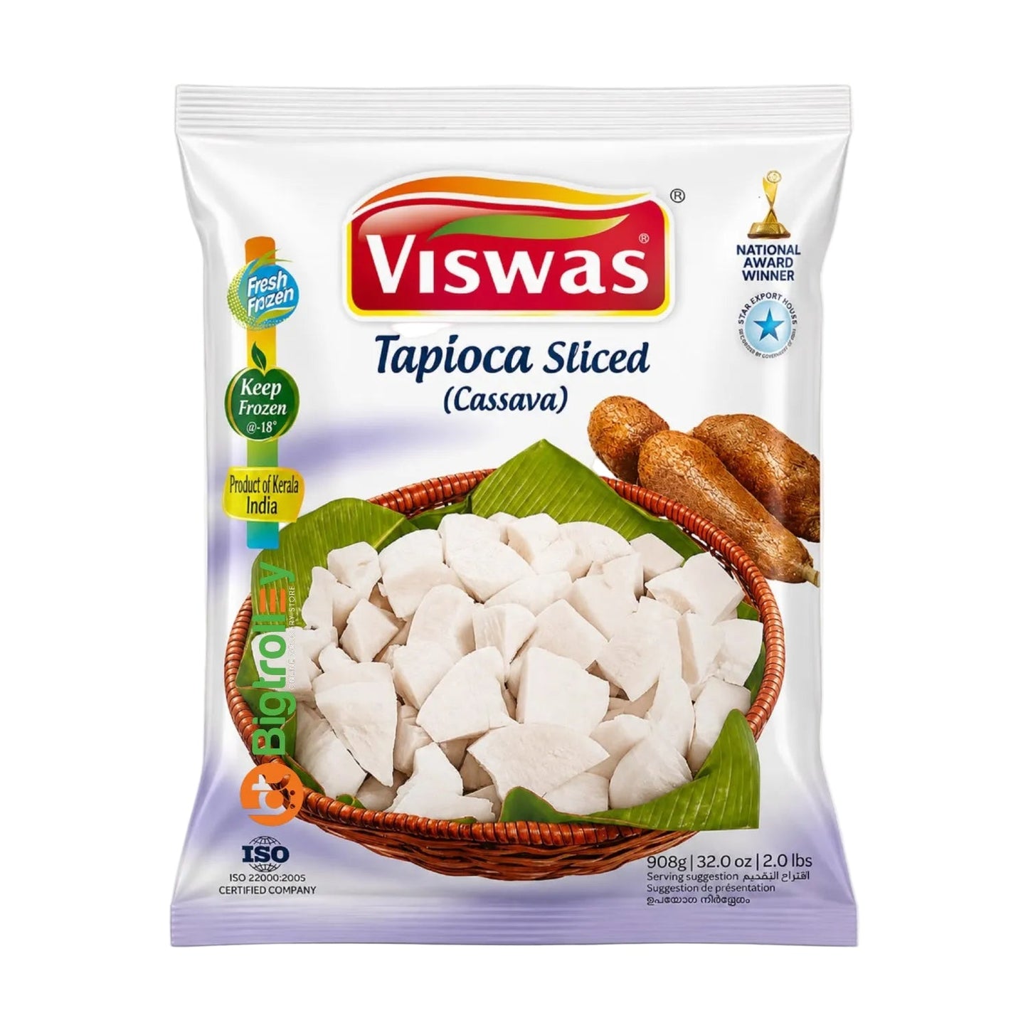 Viswas Topioca Sliced - 908g