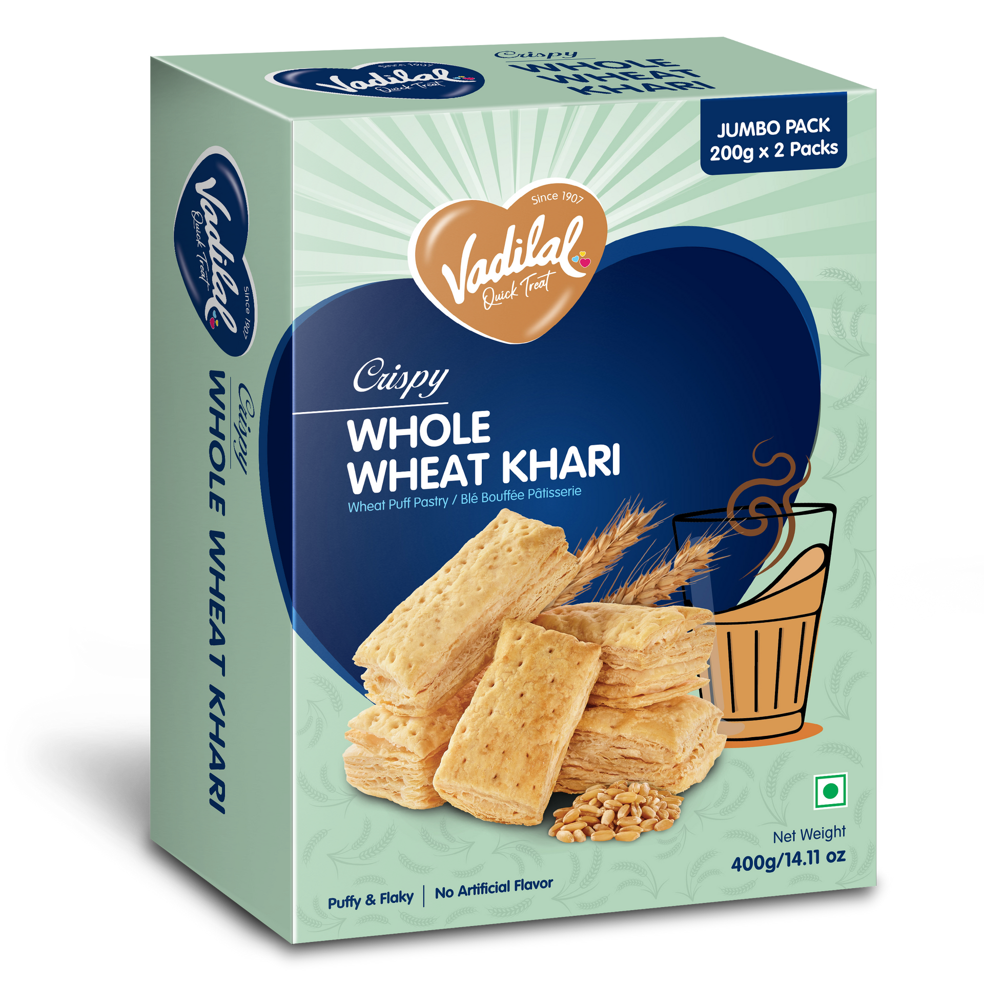 Vadilal Whole Wheat Khari - 400 G