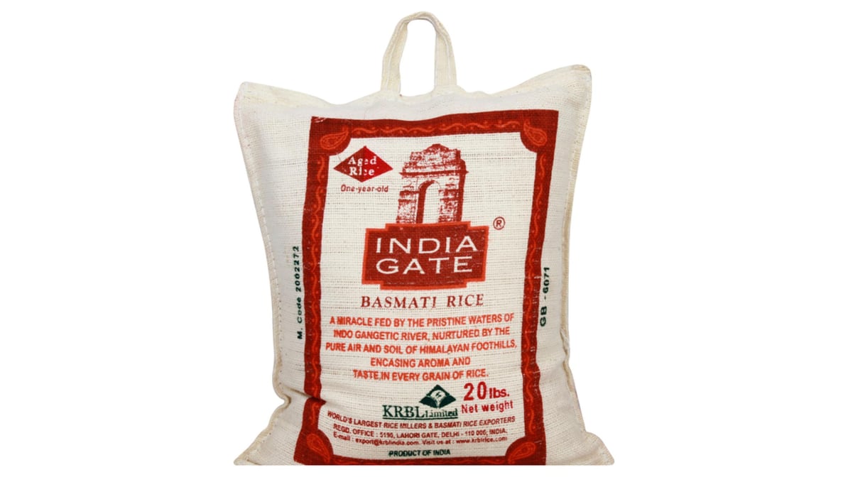 India Gate Basmati Rice - 20 LB