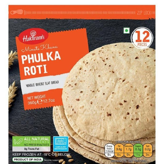 HALDIRAM'S PHULKA ROTI (10 PCS - 360gm