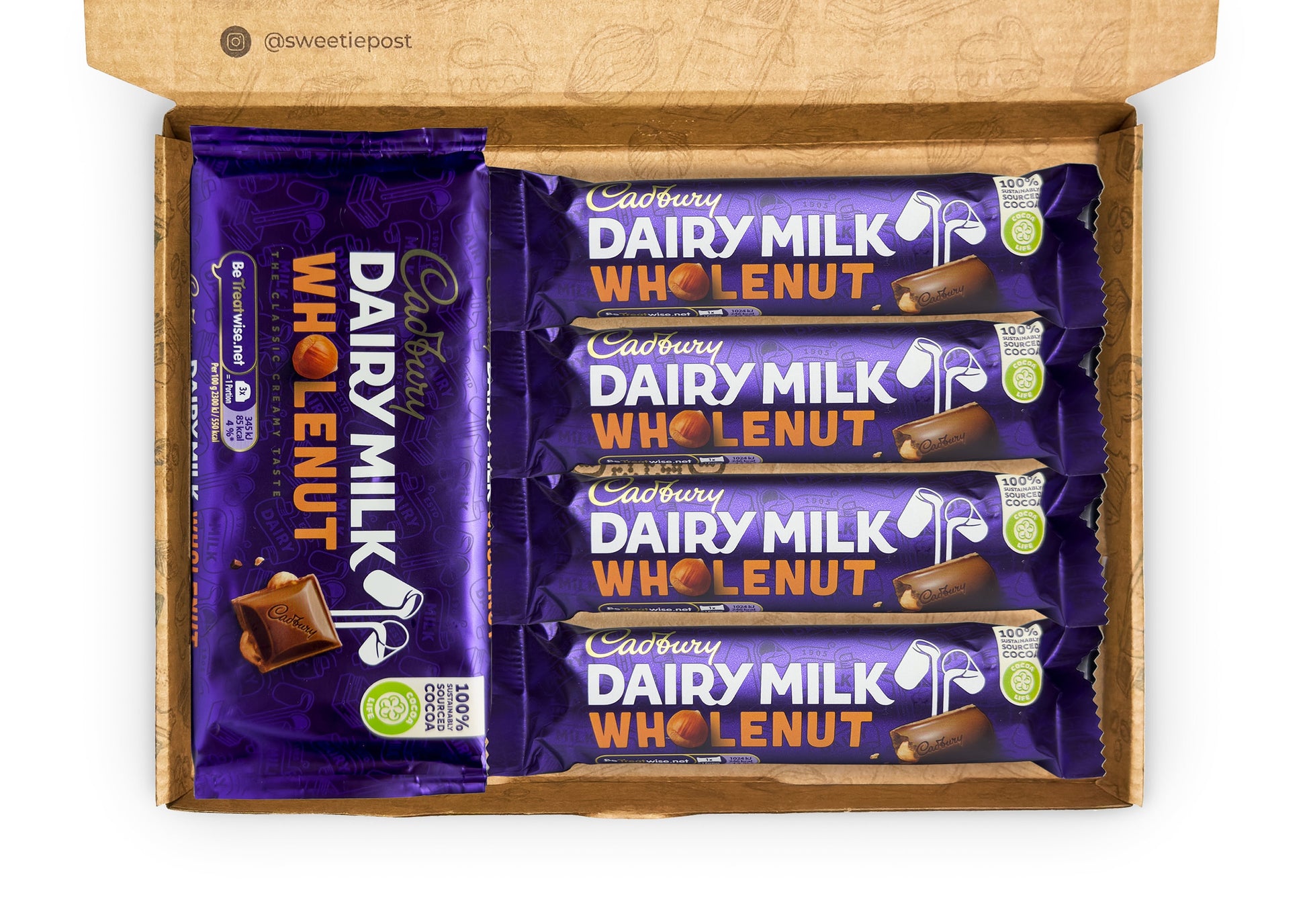 CADBURY DAIRY MILK WHOLENUT - 120gm