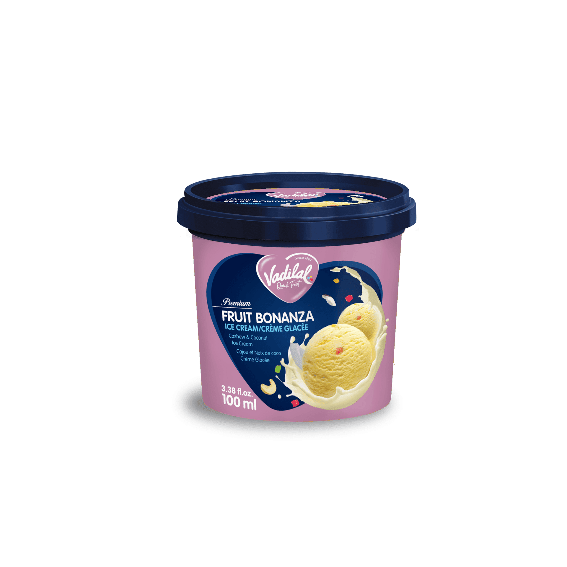 Vadilal Rose Pista Shrikhand - 454 g