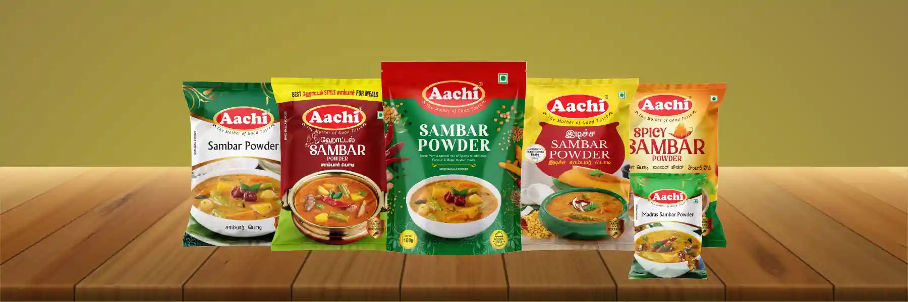 Aachi Sambar Powder - 1 KG