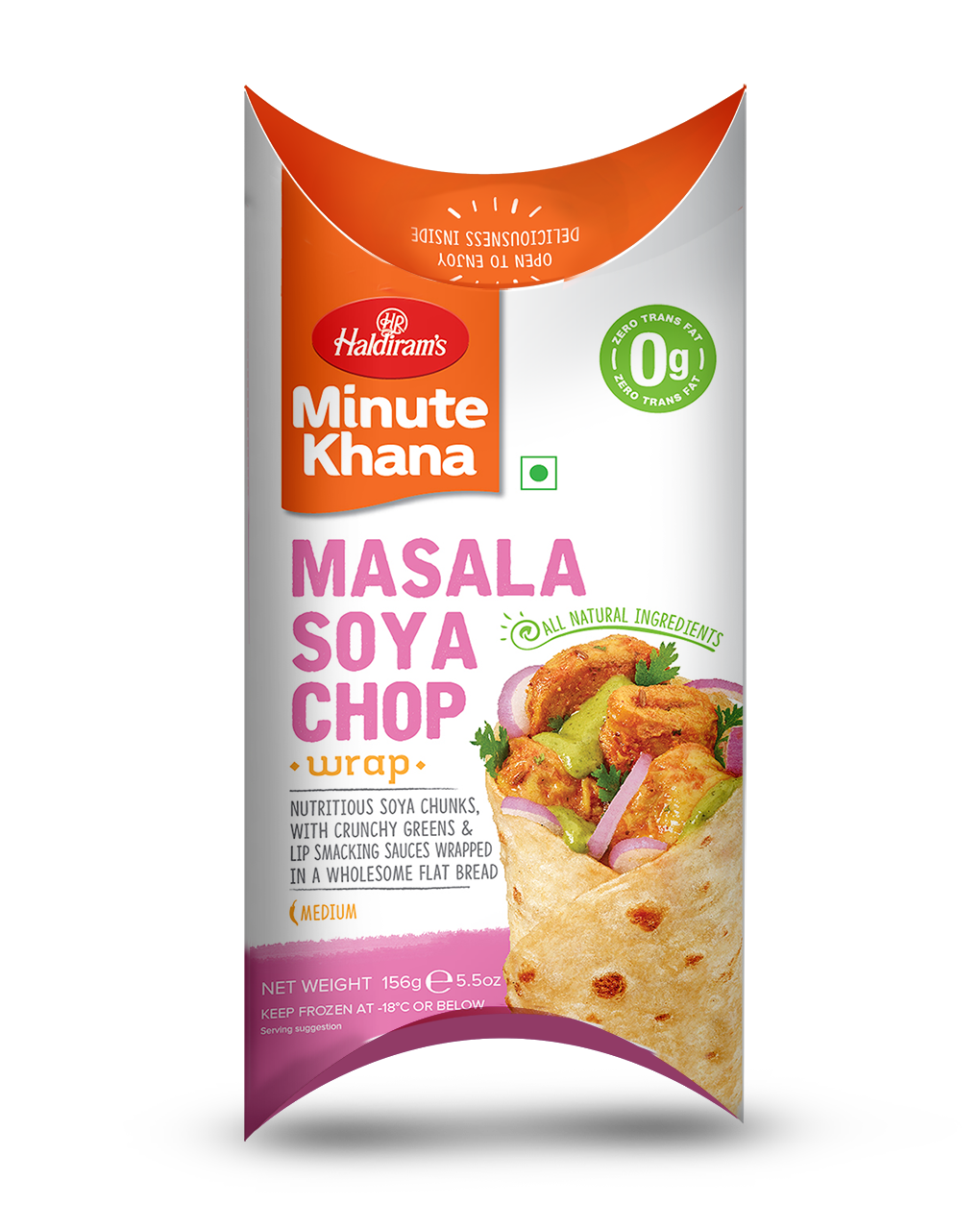 Desi Wraps Soya Chop - 156gm