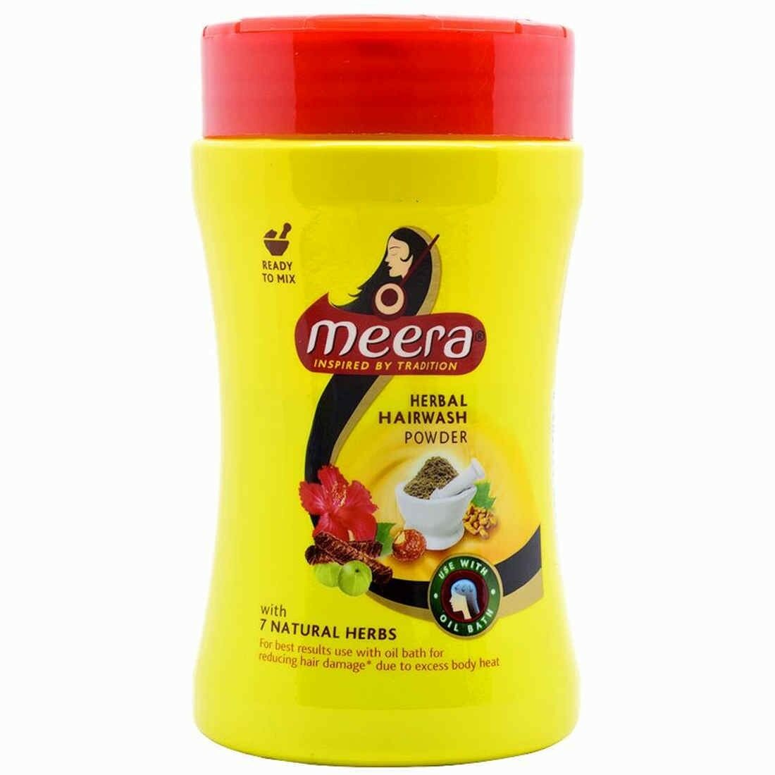 MEERA HERBAL HAIR WASH POWDER - 120gm