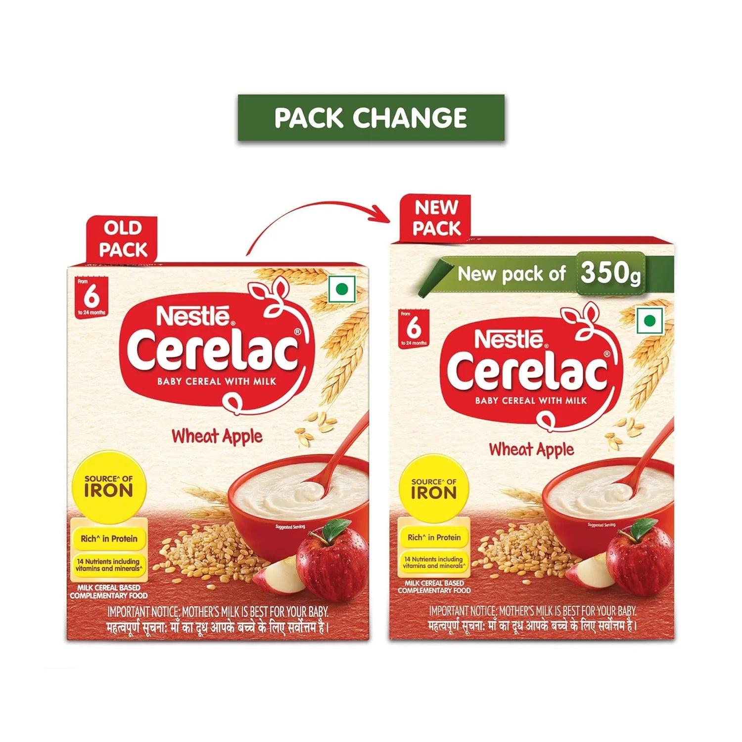 Ceralac Wheat Apple - 350 g