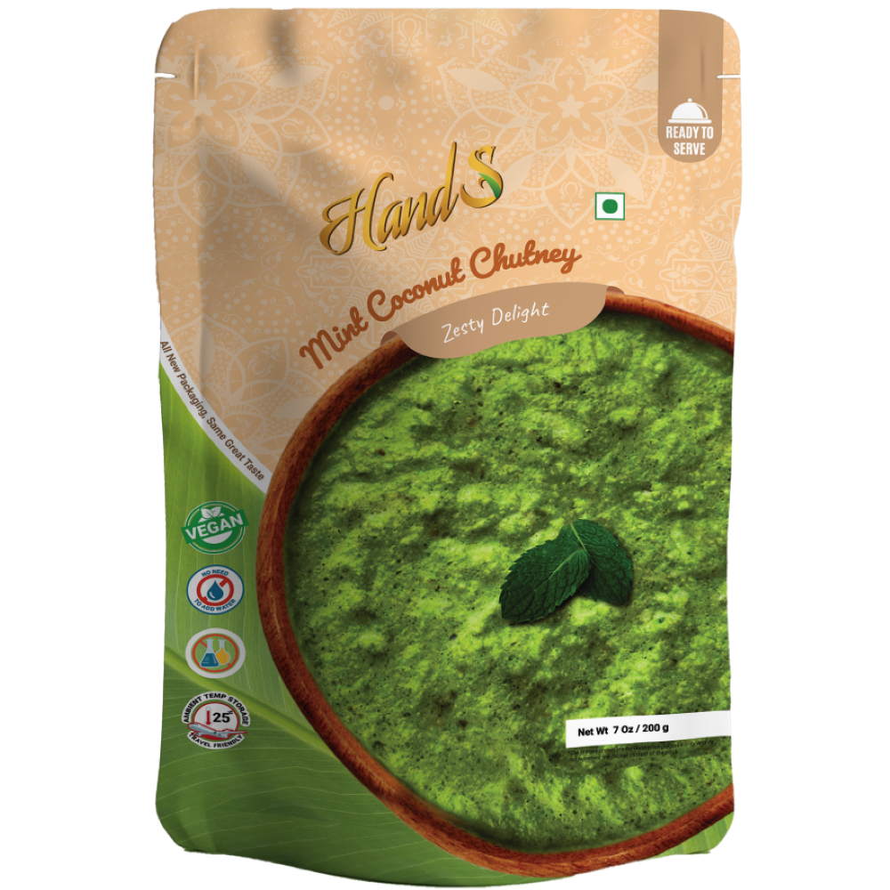 Hands Mint Coconut Chutney - 200 g