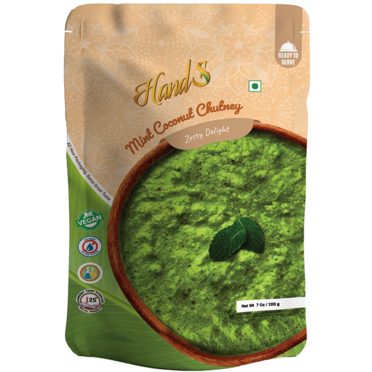 Hands Mint Coconut Chutney - 200 g